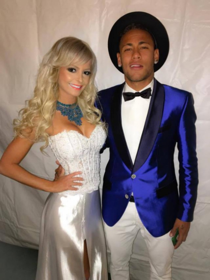 Jhenny Andrade e Neymar