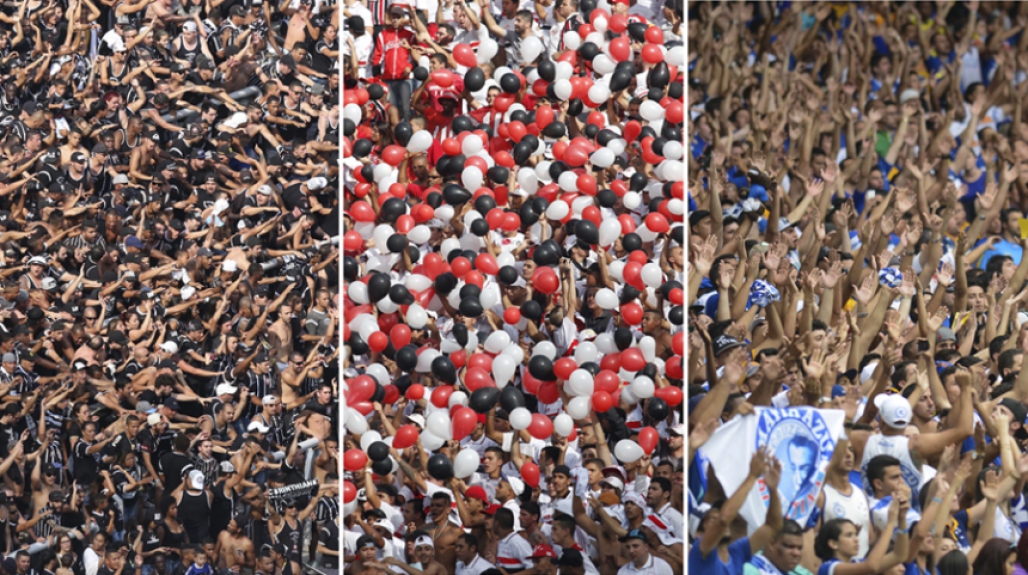 Montagem - Torcidas