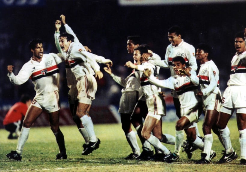 1992: São Paulo campeão (contra o Newells)