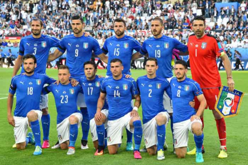 A seleção da Itália ocupa agora o décimo lugar no ranking da Fifa