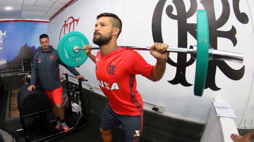 Primeiro treino de Diego Ribas no Fla
