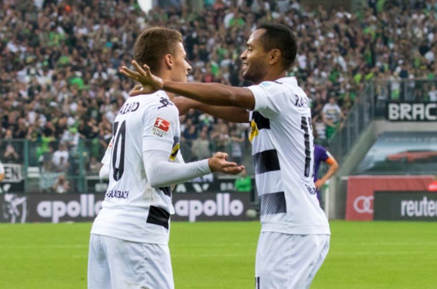 Thorgan Hazard e Raffael - Borussia Mönchengladbach x Werder Bremen