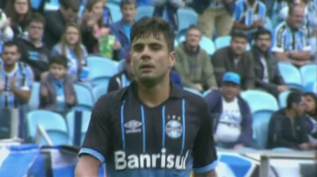 Henrique Almeida - no jogo Grêmio 1x0 Chapecoense