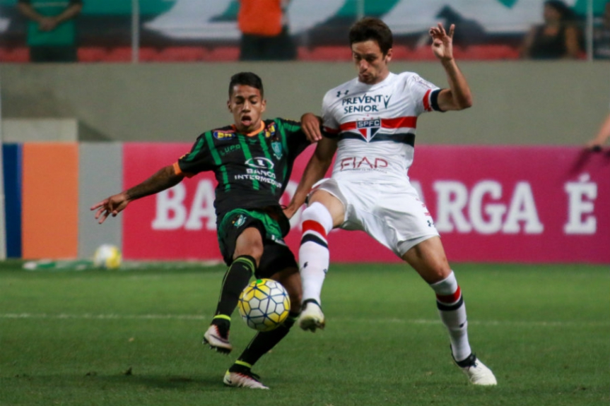 Rodrigo Caio e Matheusinho - América-MG x São Paulo
