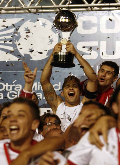 2008 - Internacional campeão da Copa Sul-Americana