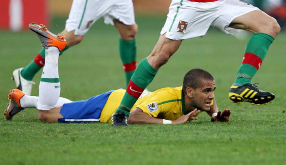 Daniel Alves na Copa de 2010