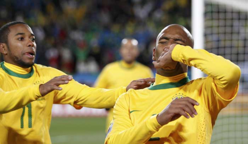 Maicon na copa de 2010