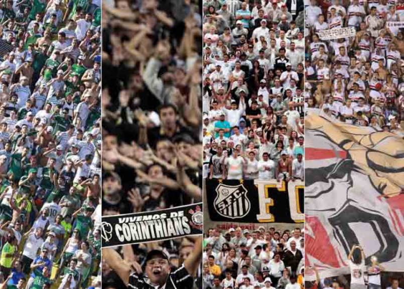 Montagem - Torcidas