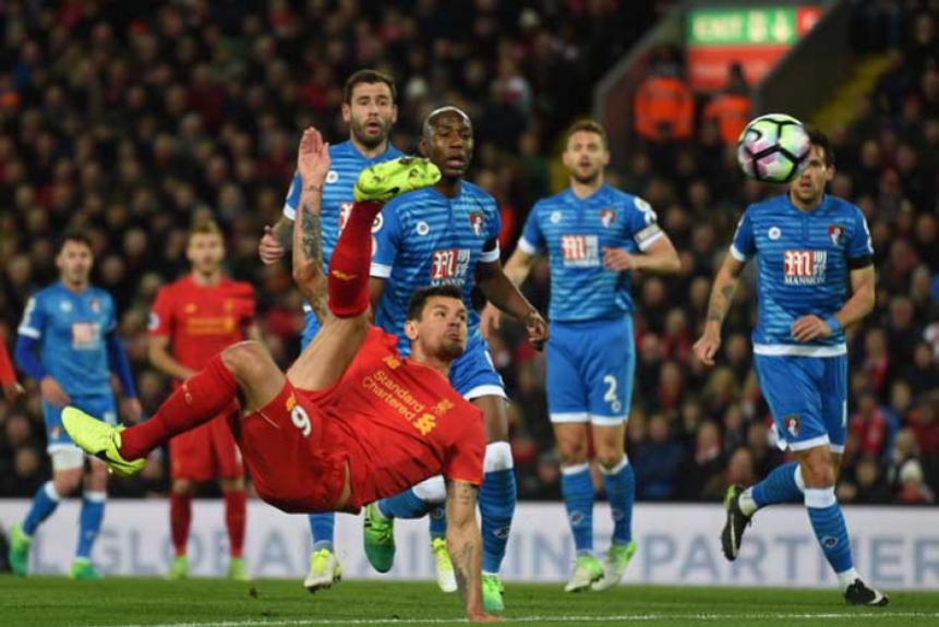 Aliás, o jogo entre Liverpool e Bournemouth foi um dos mais disputados da quarta-feira