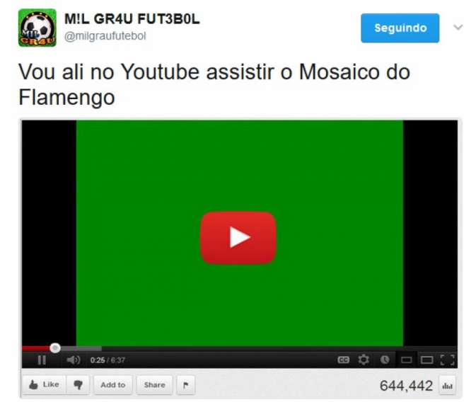 Rivais tiraram sarro do mosaico rubro-negro na partida contra o Atlético-PR, pela Libertadores