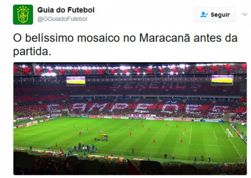 Por outro lado, flamenguistas vibraram com a festa feita no Maracanã