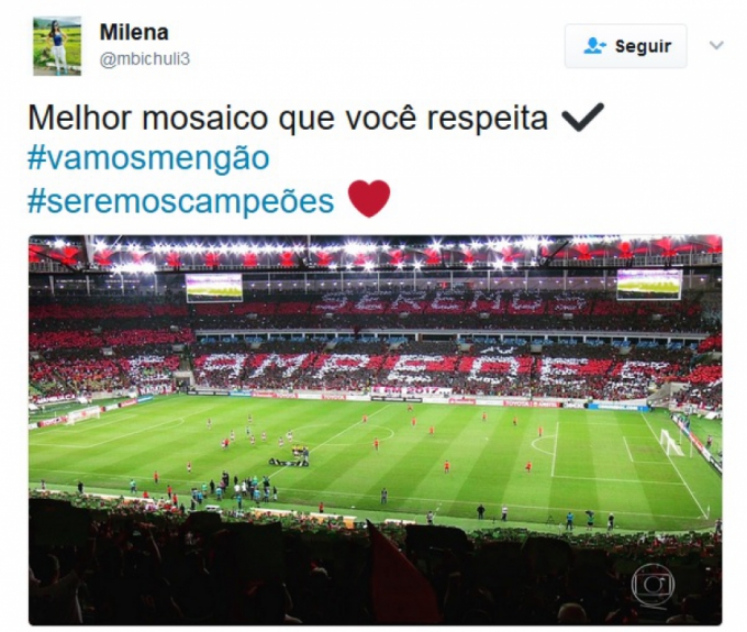 Por outro lado, flamenguistas vibraram com a festa feita no Maracanã