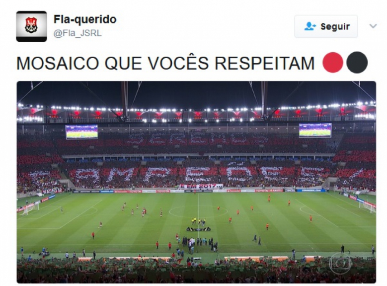 Por outro lado, flamenguistas vibraram com a festa feita no Maracanã