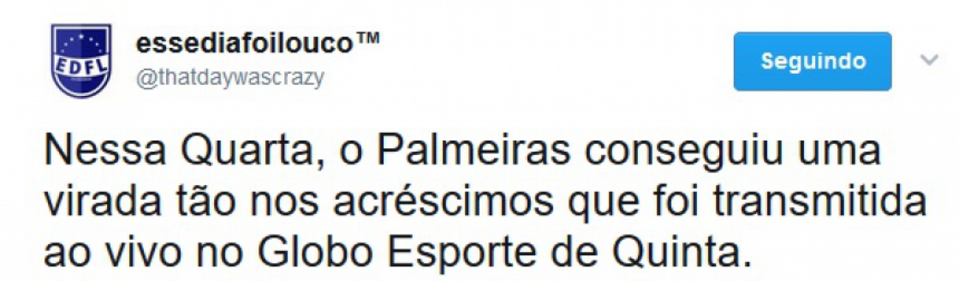 Gol aos 54 minutos do segundo tempo rendeu brincadeiras nas redes sociais