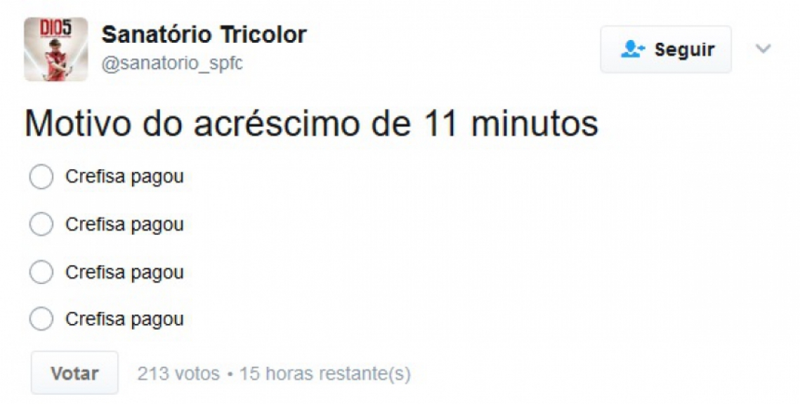 Gol aos 54 minutos do segundo tempo rendeu brincadeiras nas redes sociais