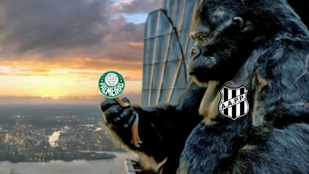 Palmeiras não escapou das zoações após derrota para Ponte Preta