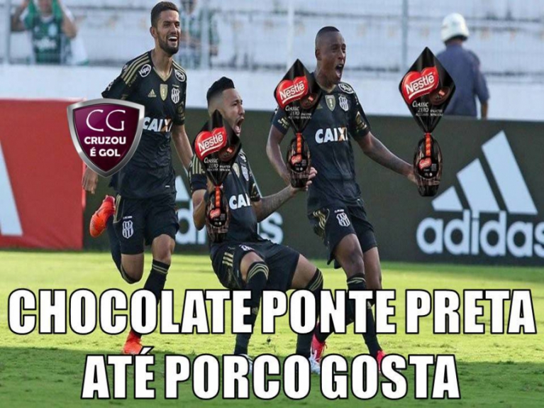 Palmeiras não escapou das zoações após derrota para Ponte Preta