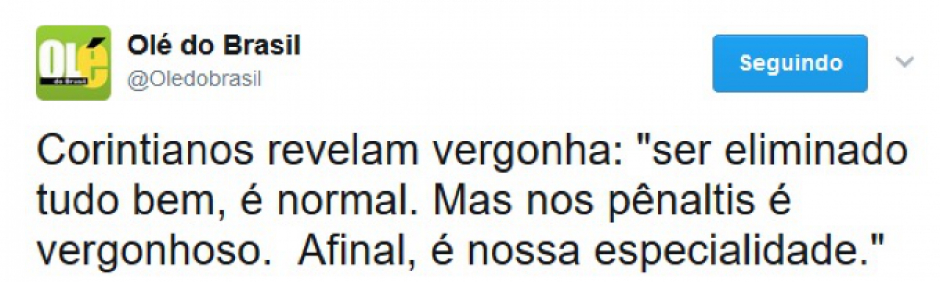 Os melhores memes da eliminação do Corinthians para o Internacional na Copa do Brasil