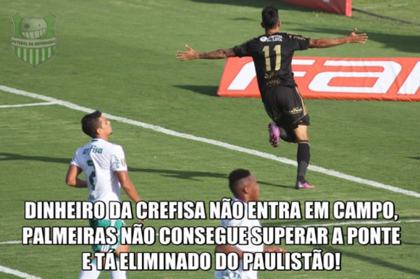 Rivais provocaram o Palmeiras com memes nas redes sociais