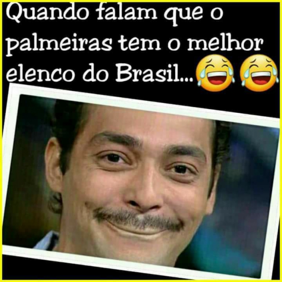 Rivais provocaram o Palmeiras com memes nas redes sociais