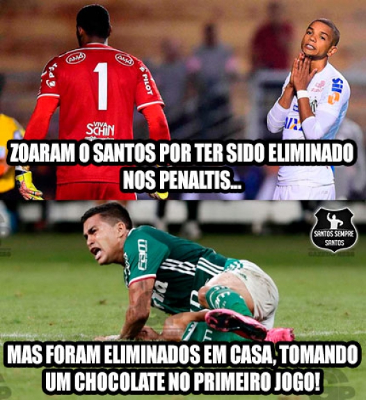 Rivais provocaram o Palmeiras com memes nas redes sociais