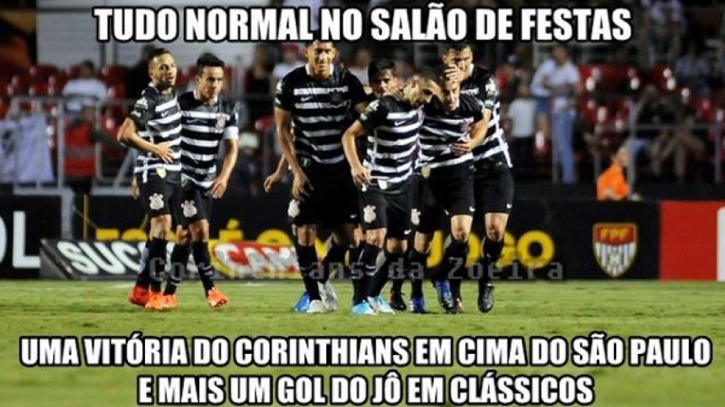 São Paulo 0 x 2 Corinthians (1ª partida da semifinal) - Gols de Jô e Rodriguinho