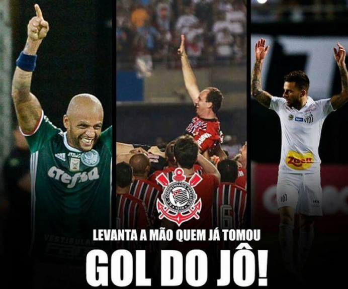 São Paulo 0 x 2 Corinthians (1ª partida da semifinal) - Gols de Jô e Rodriguinho