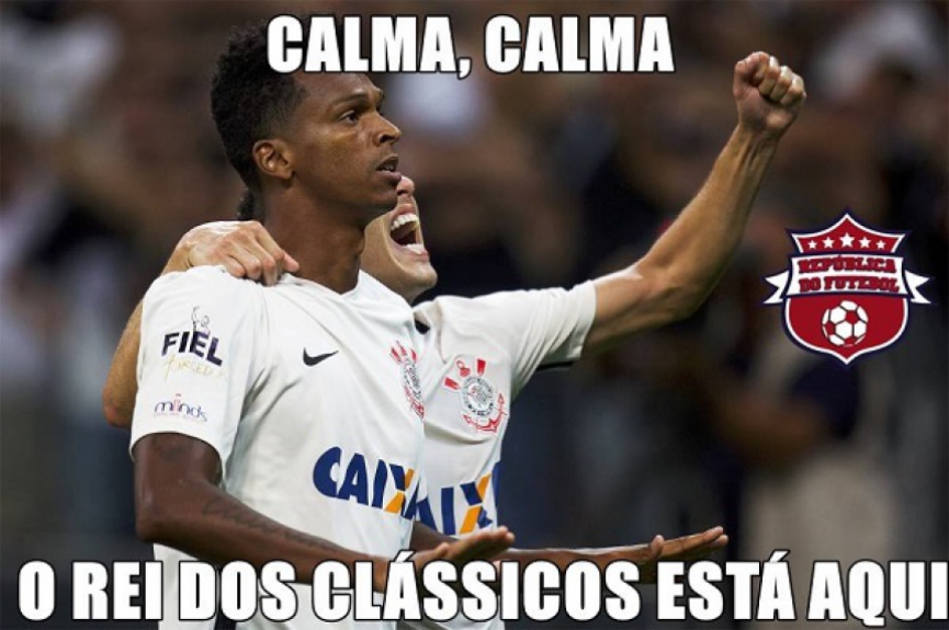 Corinthians 1 x 1 São Paulo (2ª partida da semifinal) - Mesmo impedido, o artilheiro dos clássicos deixou sua marca