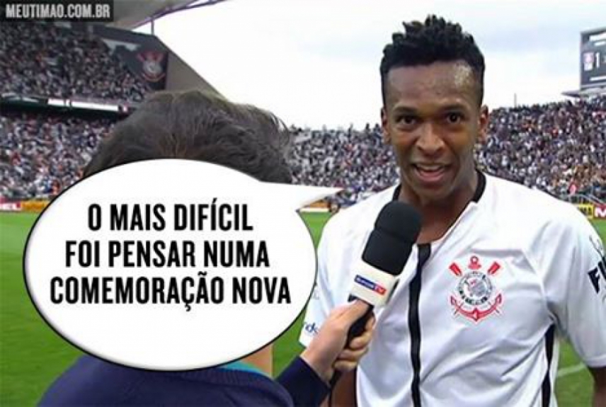 Corinthians 1 x 1 São Paulo (2ª partida da semifinal) - Mesmo impedido, o artilheiro dos clássicos deixou sua marca