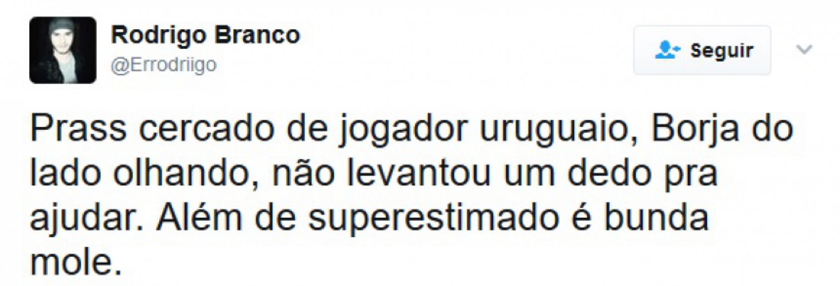 Tranquilidade de Miguel Borja durante a briga virou meme nas redes