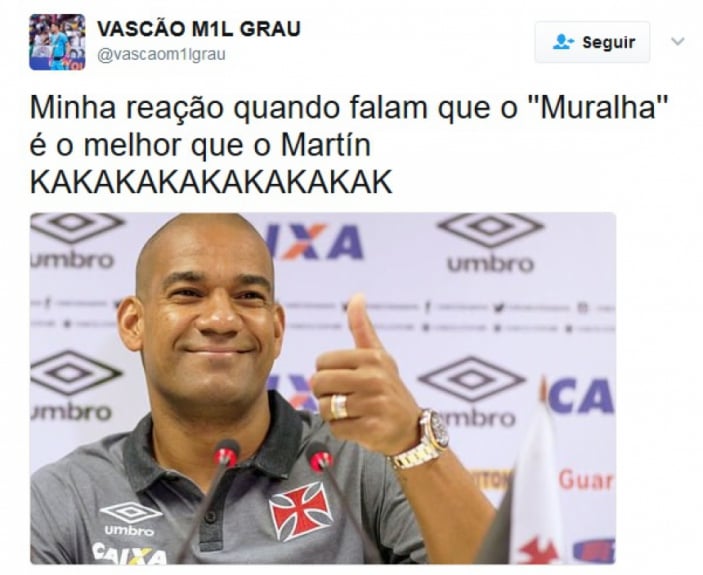Comentários ironizam falha e fazem piadas com Alex Muralha