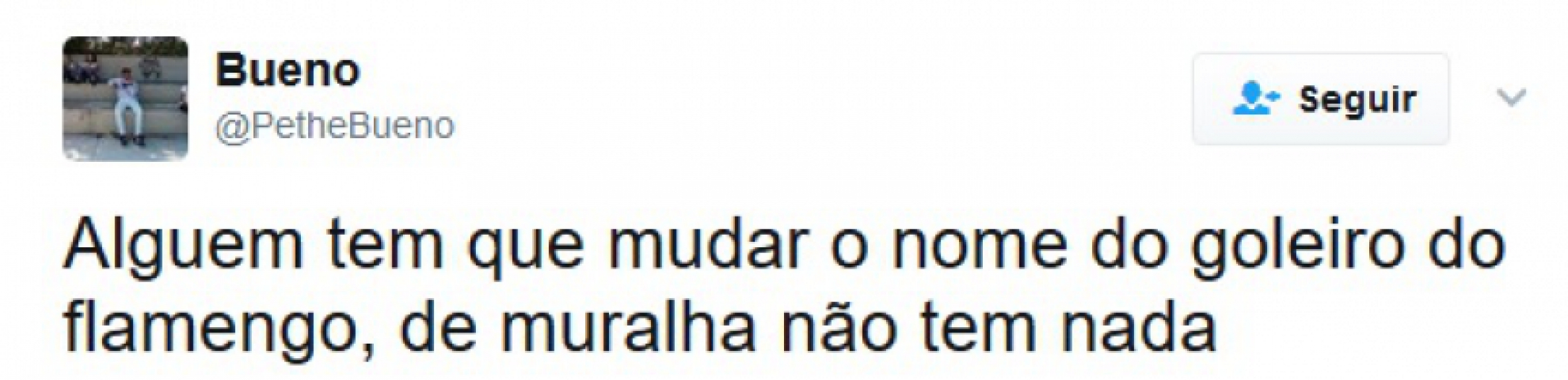 Comentários ironizam falha e fazem piadas com Alex Muralha
