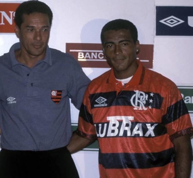 Vanderlei Luxemburgo - Com Romário no Flamengo em 1995