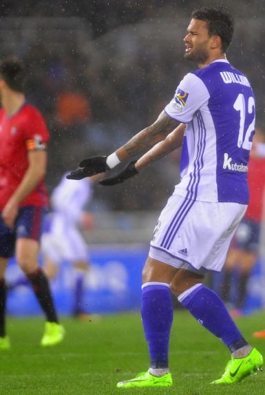 Ele é seguido de perto por Willian Jose, da Real Sociedad, que comemorou 12 vezes em La Liga