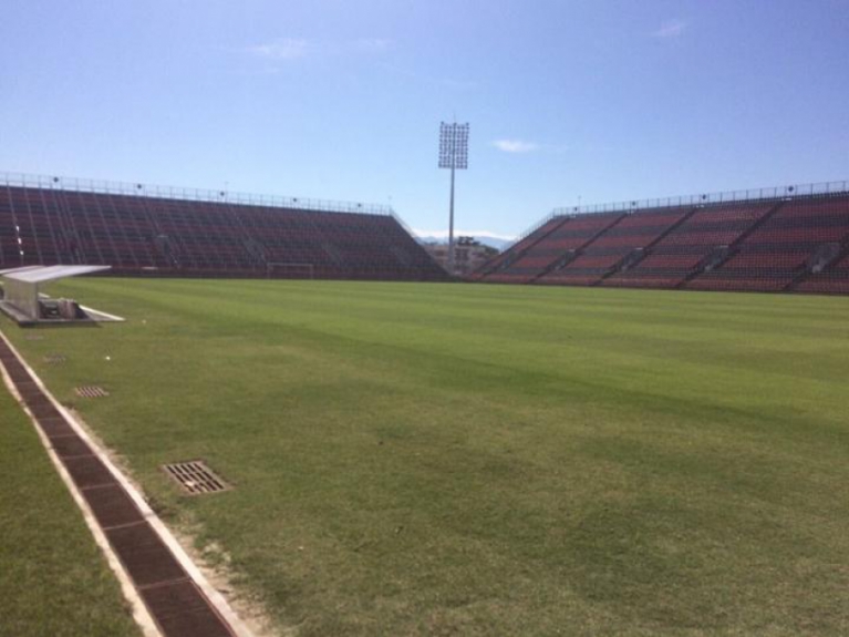Novas fotos da arena da Ilha