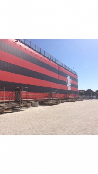 Novas fotos da arena da Ilha