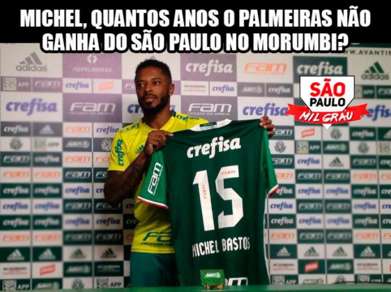 Os melhores memes da vitória do São Paulo sobre o Palmeiras