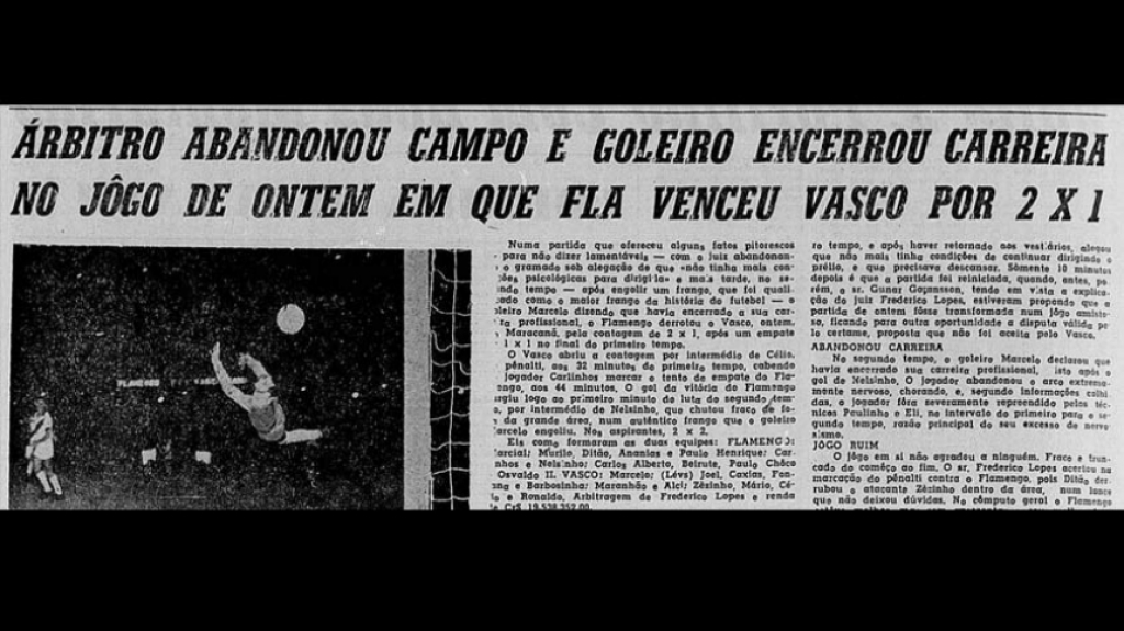 Flamengo 2x1 Vasco - 27/8/1964 - MARCELO