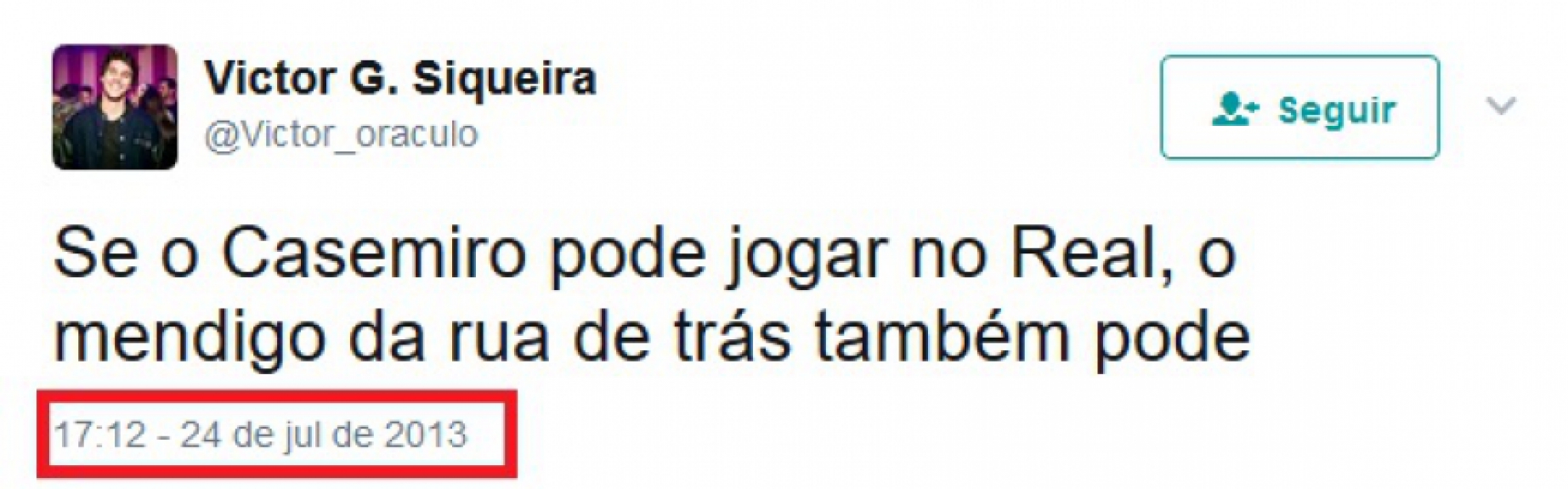 A internet tinha certeza que a aposta do Real Madrid em Casemiro era furada