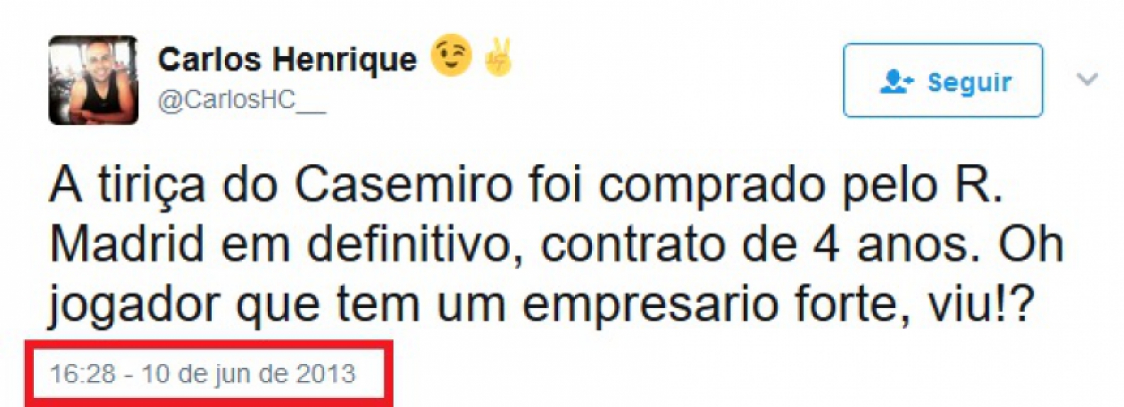 A internet tinha certeza que a aposta do Real Madrid em Casemiro era furada