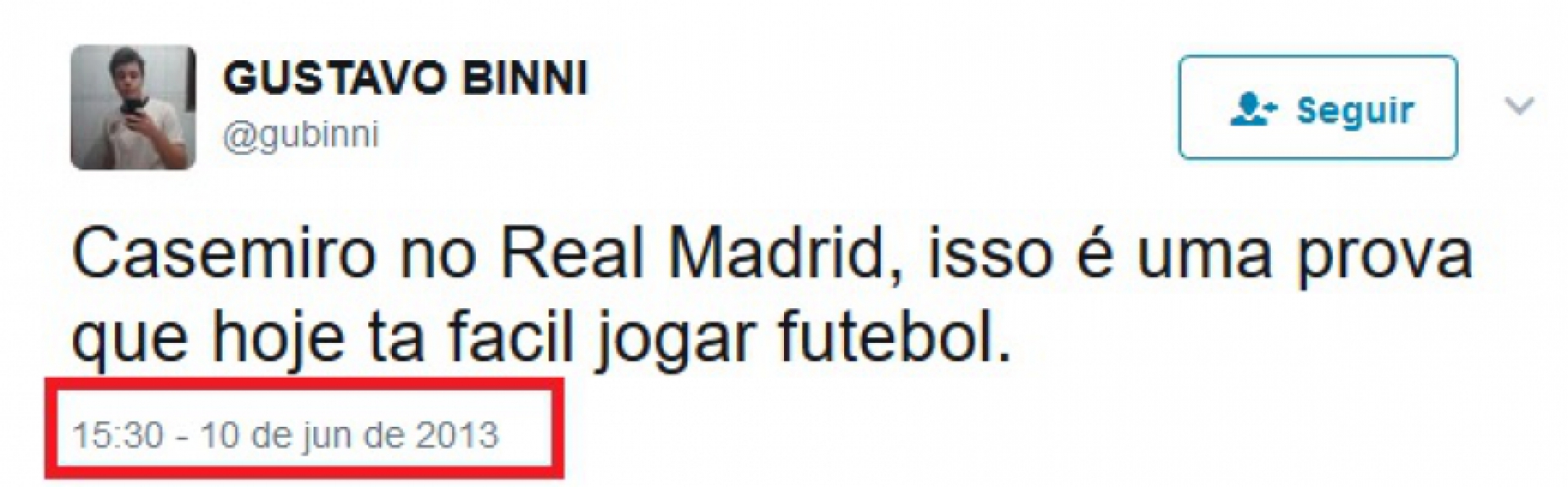 A internet tinha certeza que a aposta do Real Madrid em Casemiro era furada