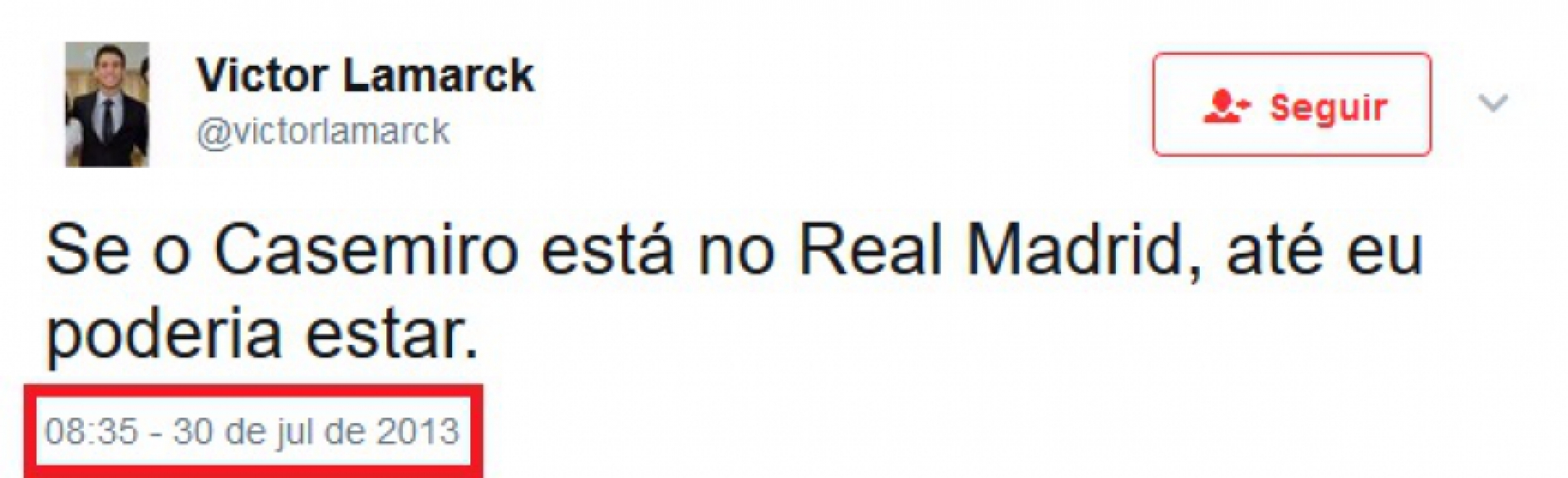 A internet tinha certeza que a aposta do Real Madrid em Casemiro era furada