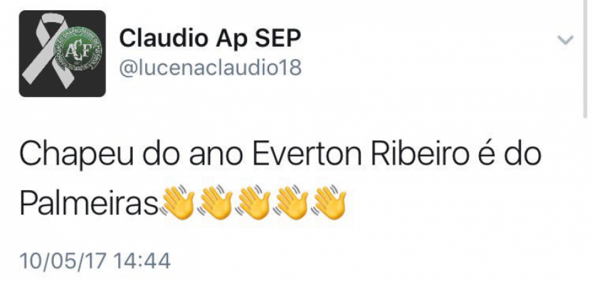 Prints mostram palmeirenses apostando na contratação de Éverton Ribeiro