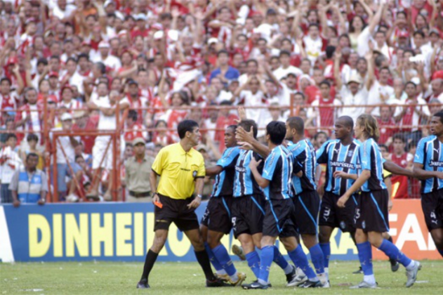 Grêmio durante a Série B de 2005