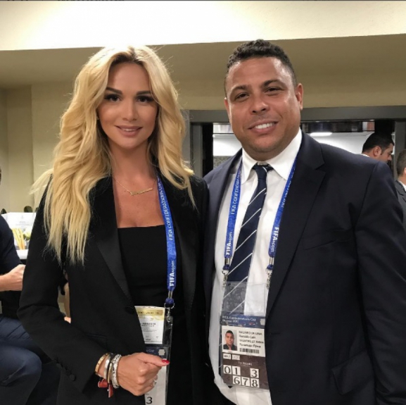 Victoria Lopyreva e Ronaldo