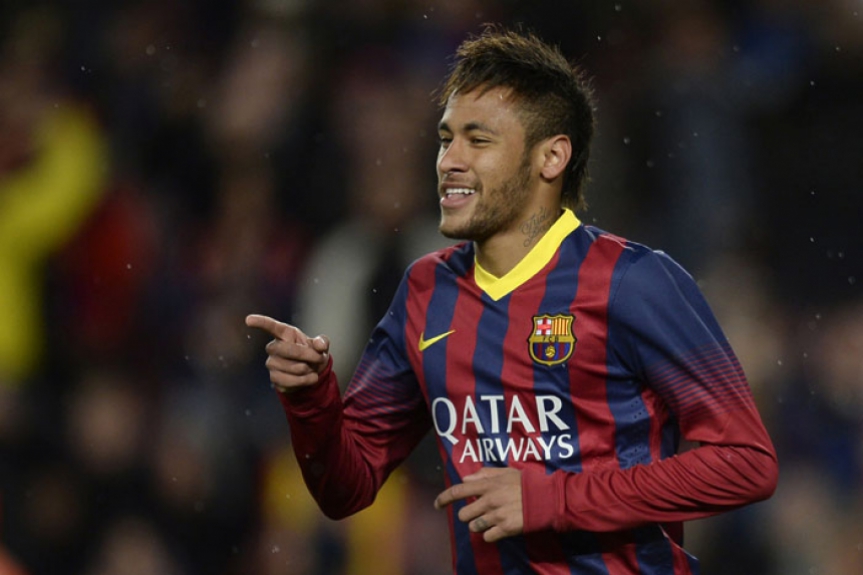 Barcelona 3x0 Celta de Vigo - gol de Neymar - 2014