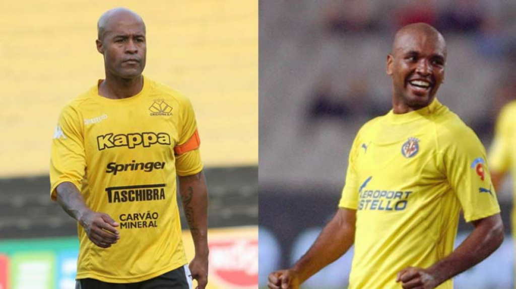Marcos Assunção e Marcos Senna - primos