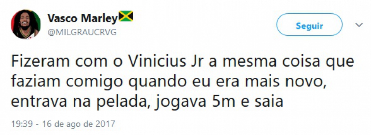 Internautas zoam pouca permanência de Vinicius Júnior em campo contra o Botafogo