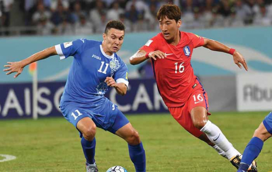 Uzbequistão x Coreia do Sul