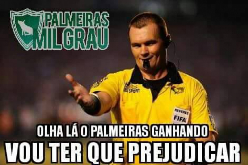 Memes que expõe a fúria de palmeirenses com Vuaden